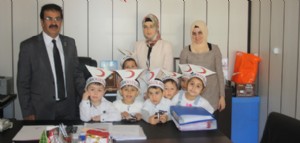 Minikler Kızılay'ı ziyaret etti